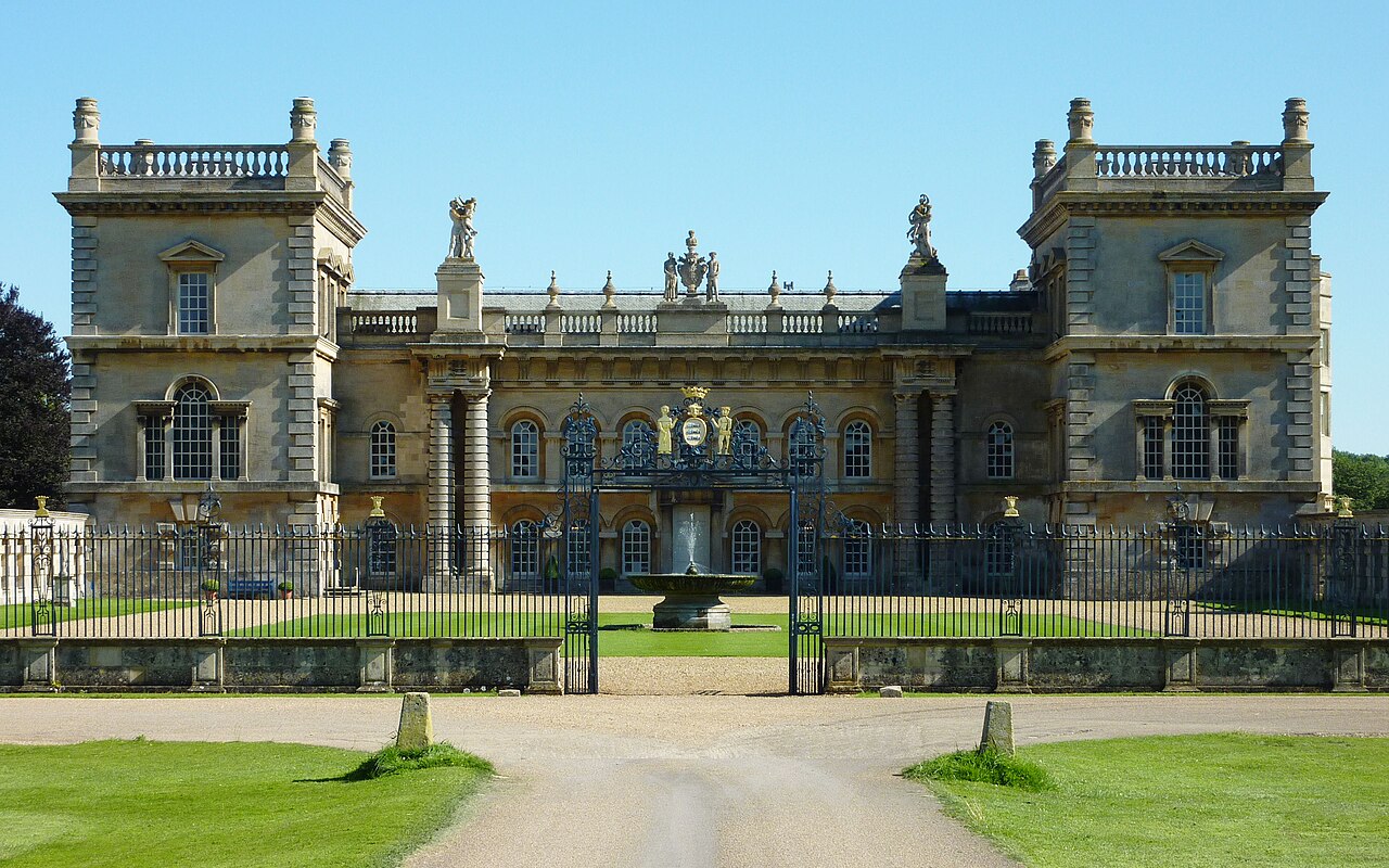 Northern (Main) Facade of Grimsthorpe Castle in Lincolnshire