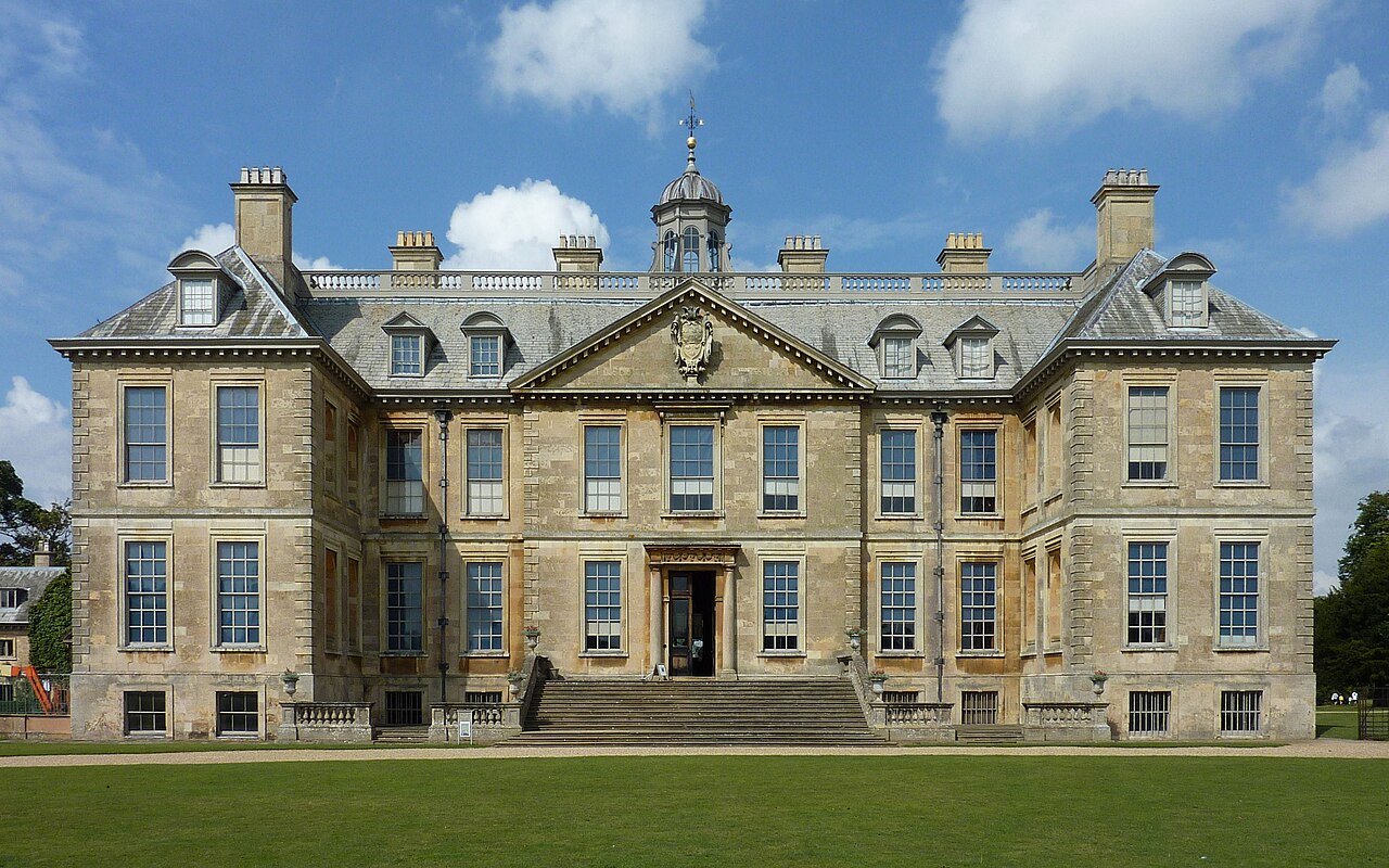South facing front to Belton House