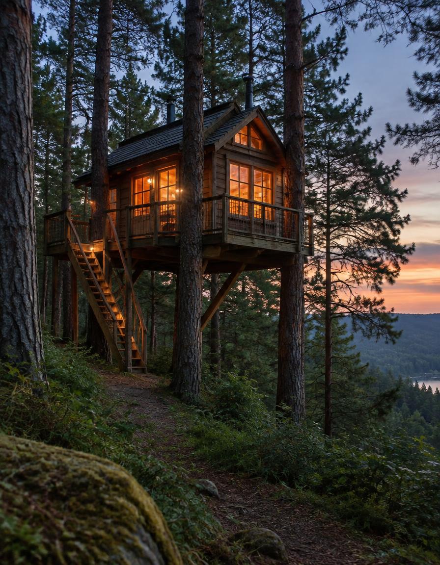 Treetop Hideaways — Illustrative image · not the actual place
