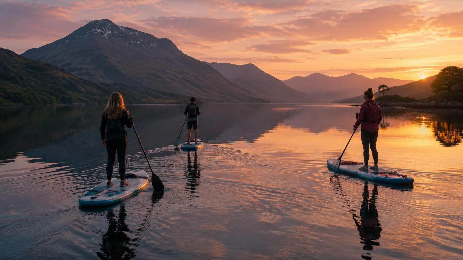 On the water